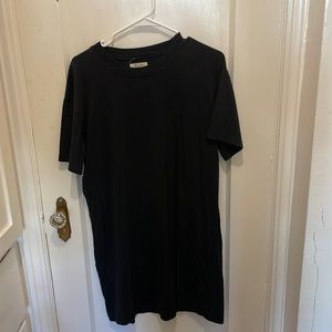 Madewell black tee shirt dress